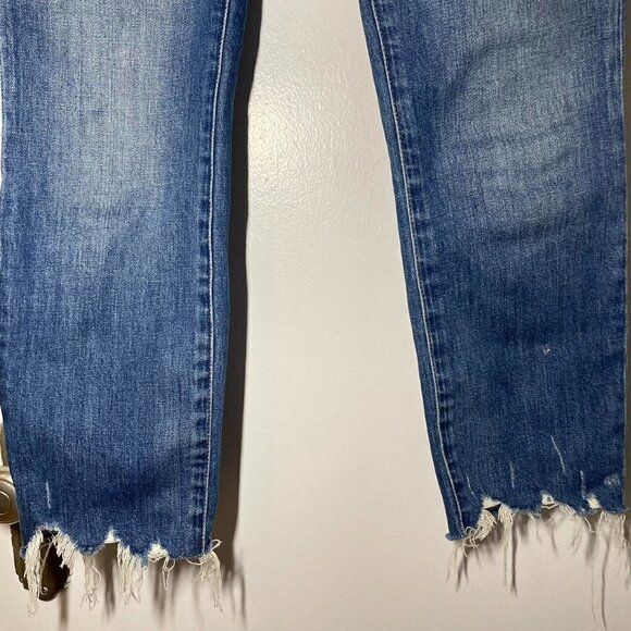 J. Crew Slim Broken in boyfriend jean with chewed hems size 26 - Picture 5 of 11